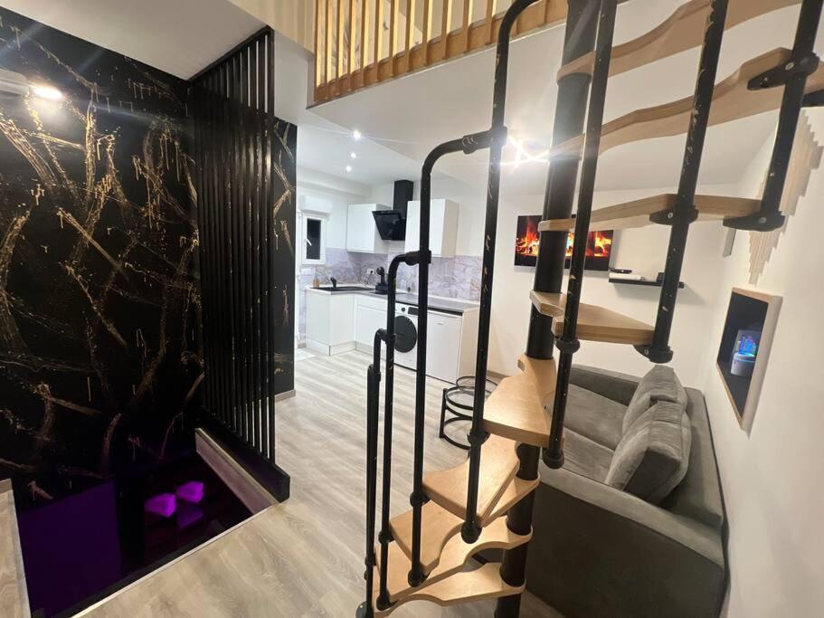 Maison Appartement Triplex Avec Jacuzzi Et Sauna แซงต์-เอเตียน ภายนอก รูปภาพ